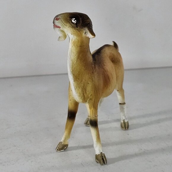 Vintage Ceramic Goat Figurine Hand Painted Nativity *AS IS Multiple Repairs* - Picture 6 of 12